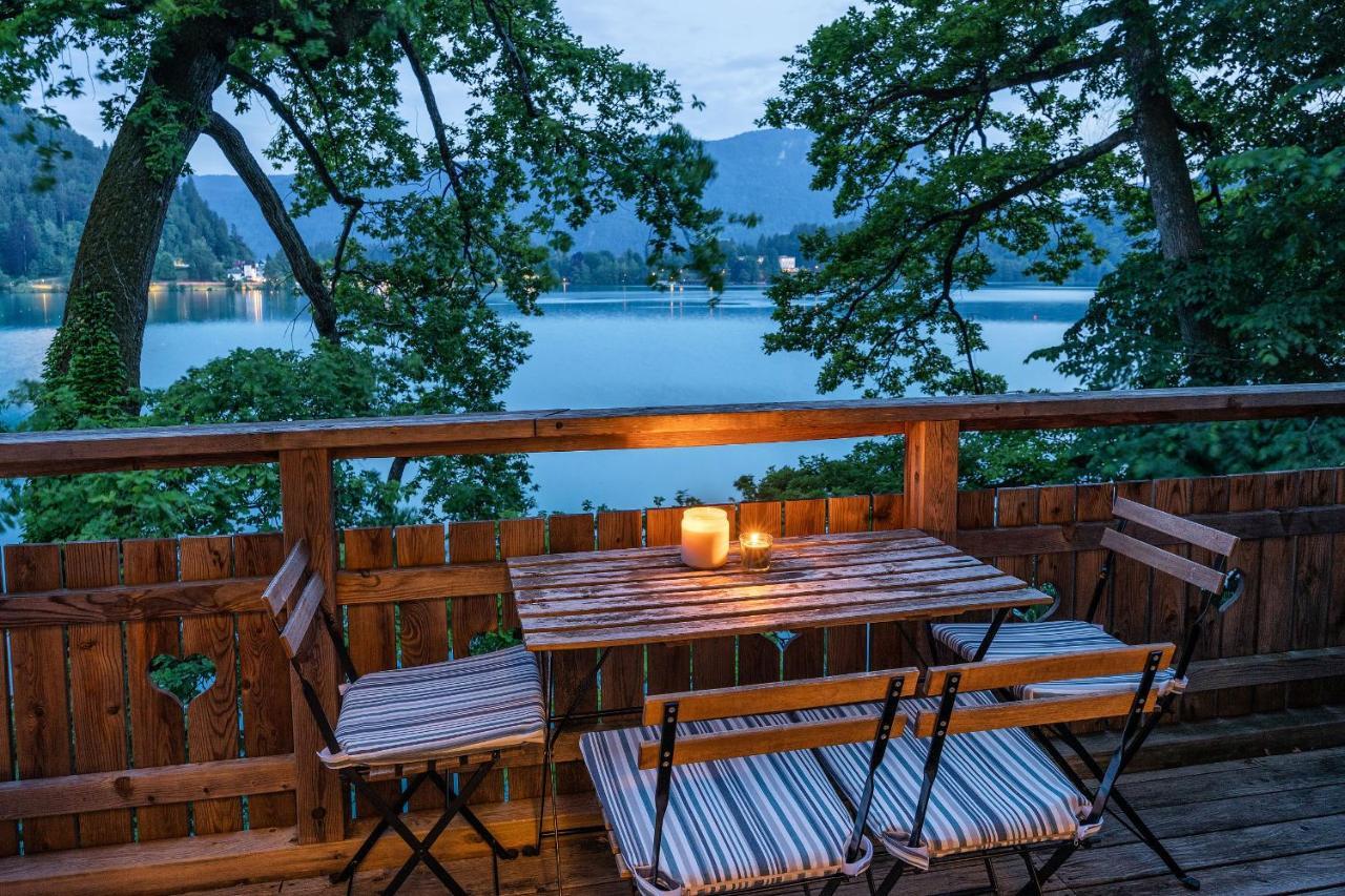 Private Beach House On Lake Блед Екстер'єр фото