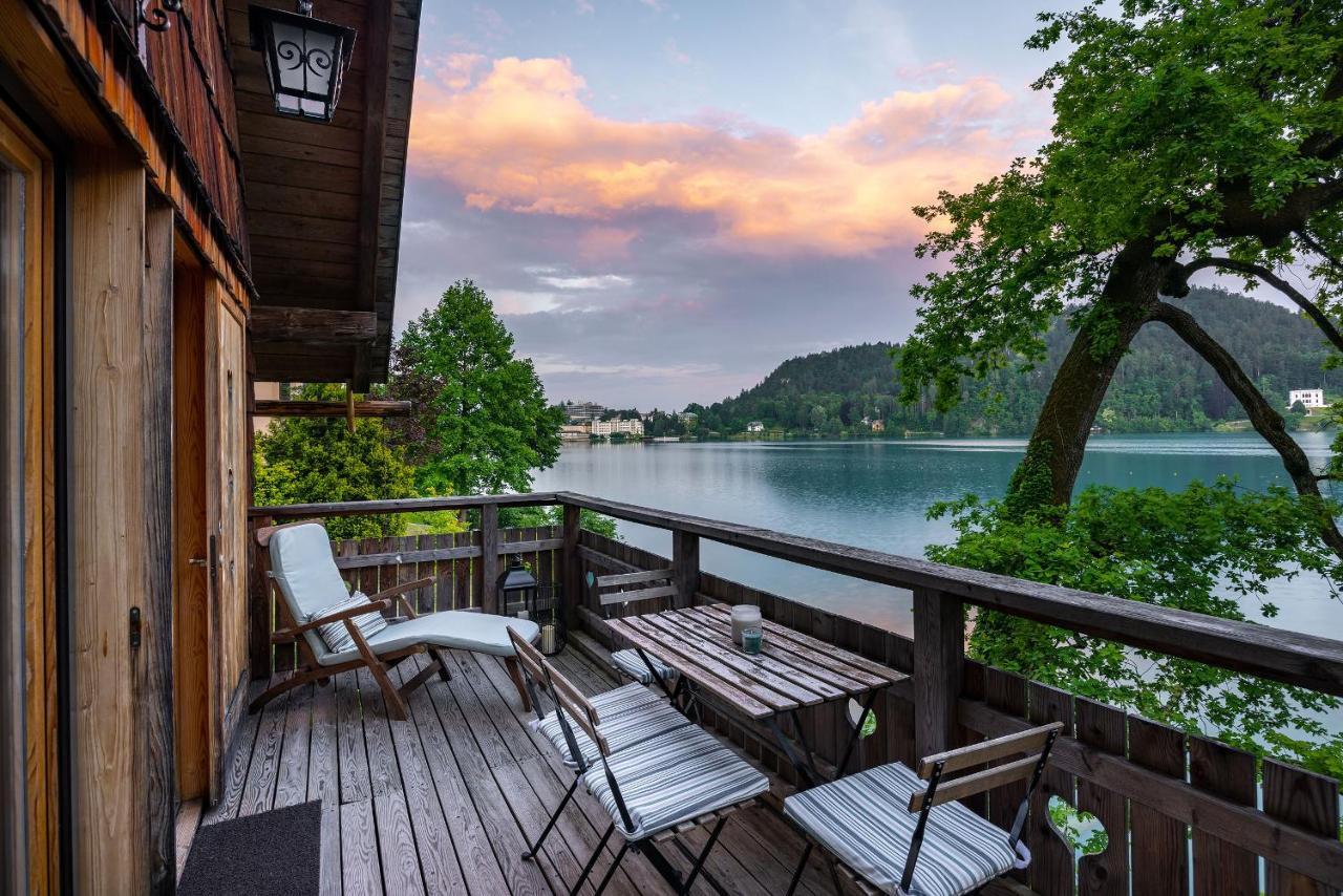 Private Beach House On Lake Блед Екстер'єр фото